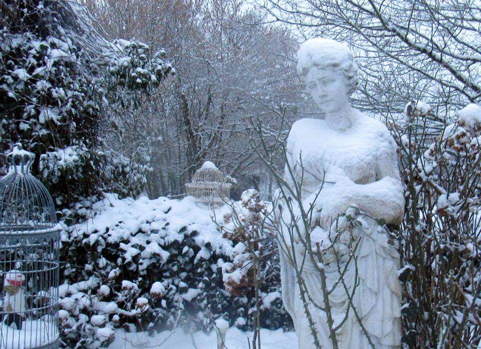 Chateau du Puy - paysage d'hiver
