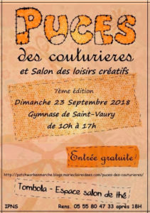 Affiche puces des couturières