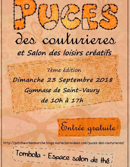 Affiche puces des couturières
