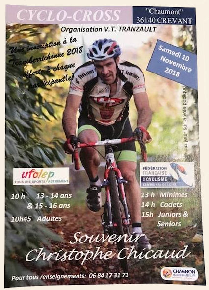 Affiche du Cyclo-Cross Souvenir Christophe Chicaud